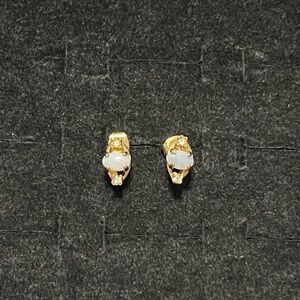 Elegant 14k Gold Filled Opal CZ Earrings